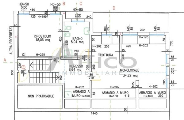 mansarda in vendita a Rovigo in zona Centro Storico