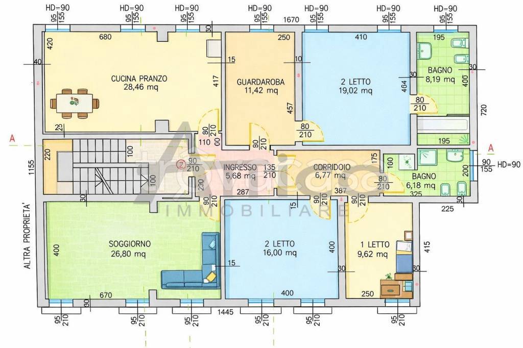 appartamento in vendita a Rovigo in zona Centro Storico