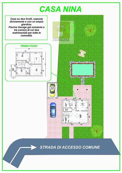 casa indipendente in vendita a Bagnaria Arsa in zona Castions delle Mura