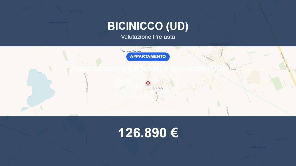appartamento in vendita a Bicinicco in zona Felettis