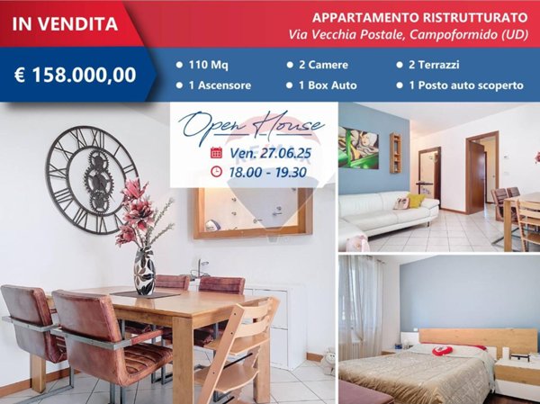 appartamento in vendita a Campoformido