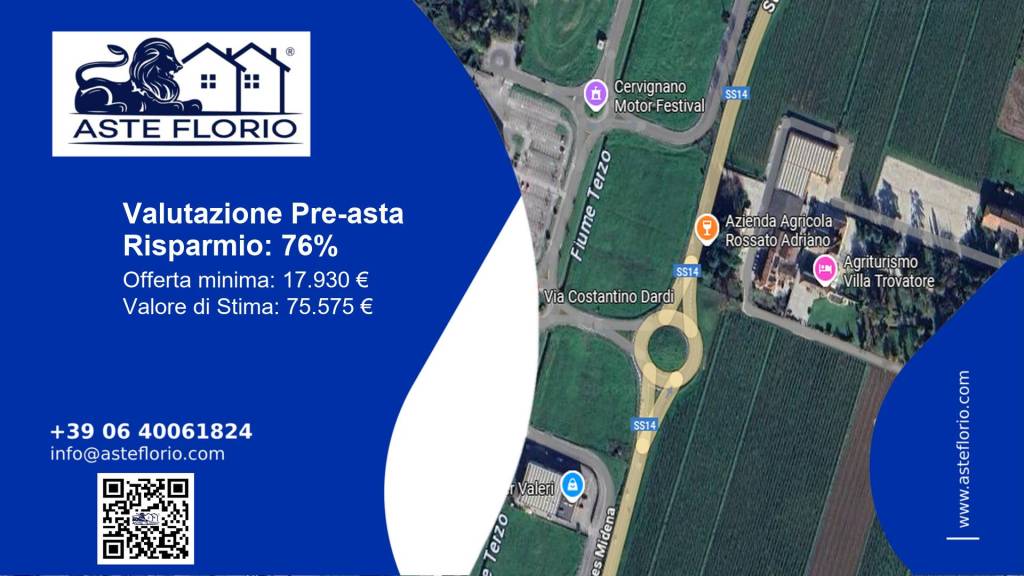 terreno agricolo in vendita a Cervignano del Friuli