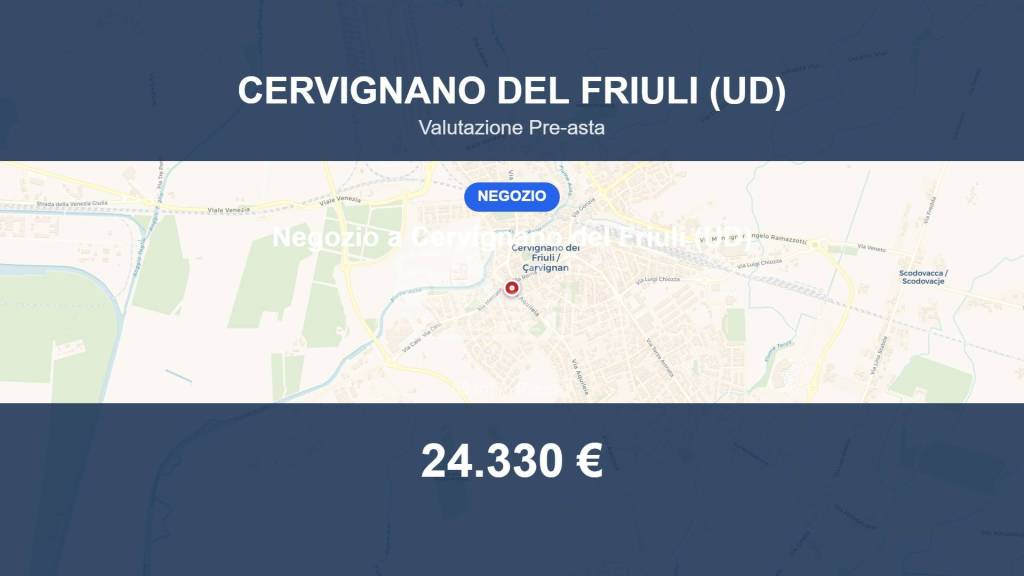 negozio in vendita a Cervignano del Friuli in zona Pradiziolo