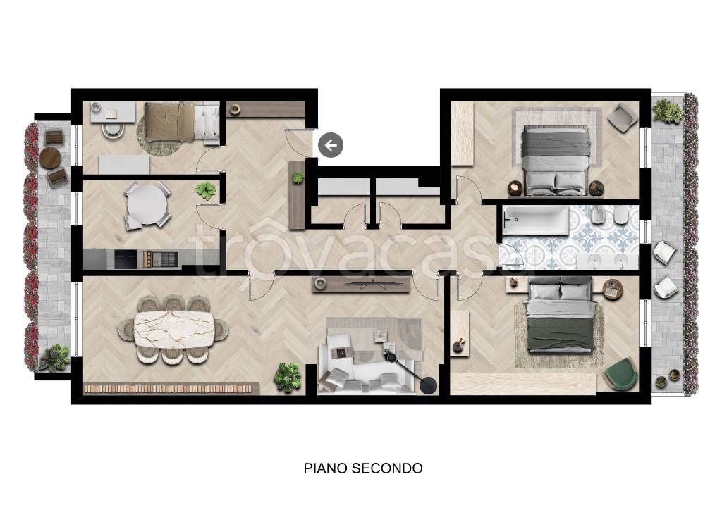 appartamento in vendita a Cervignano del Friuli in zona Pradiziolo