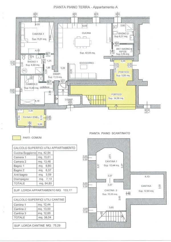 appartamento in vendita a Fagagna in zona Villalta