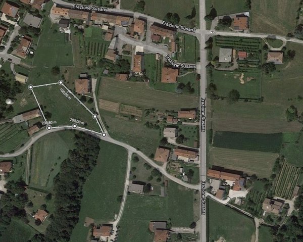 terreno edificabile in vendita a Majano in zona Susans