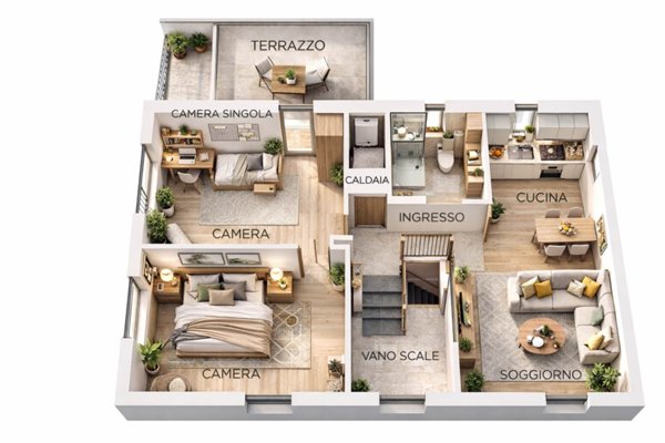 appartamento in vendita a Palmanova