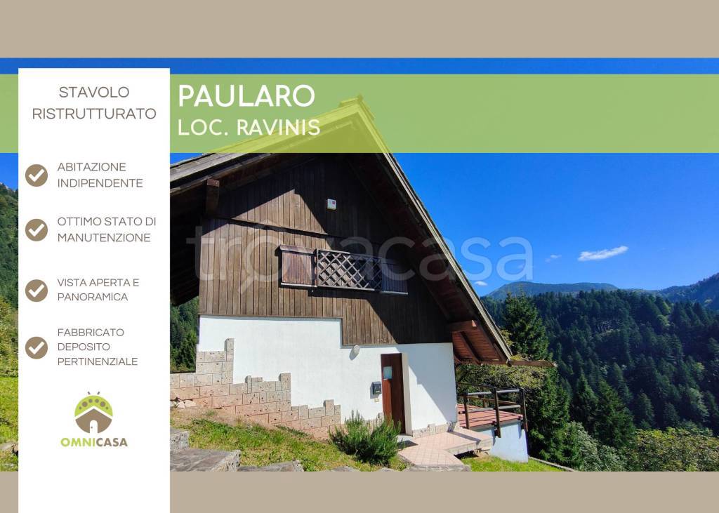 casa indipendente in vendita a Paularo in zona Ravinis