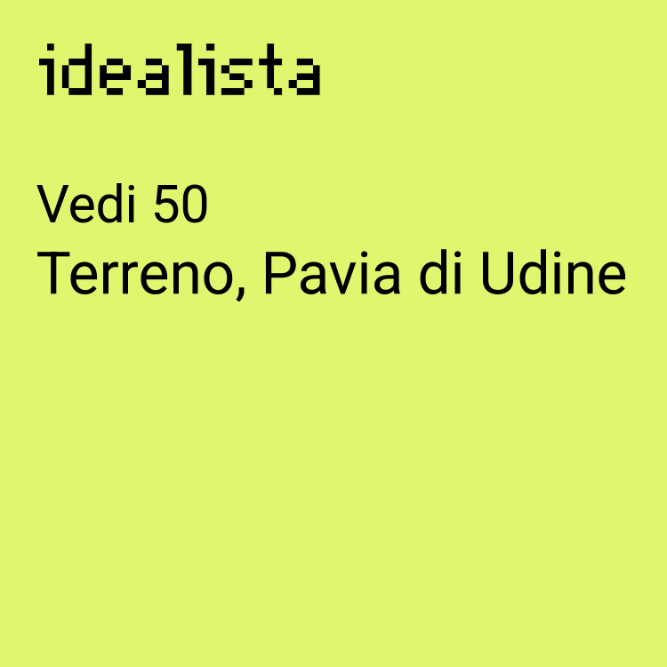 terreno edificabile in vendita a Pavia di Udine