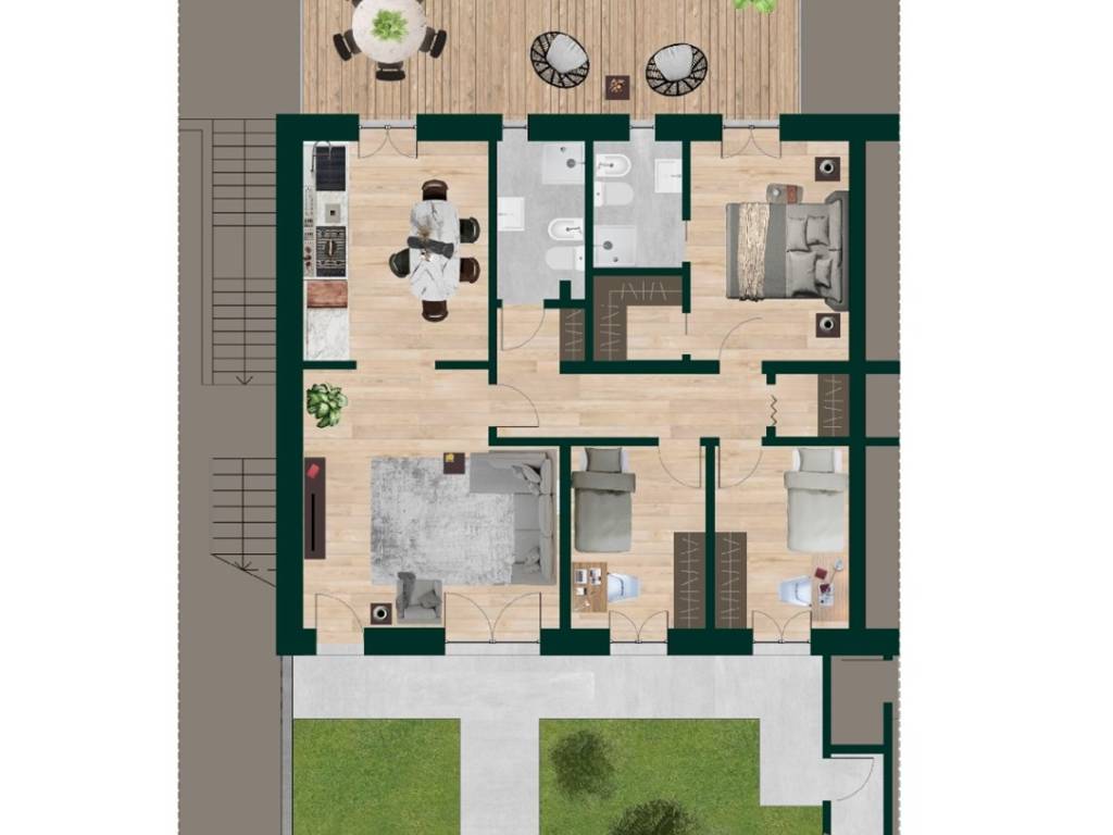 appartamento in vendita a Pradamano