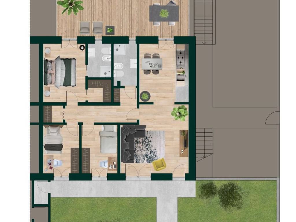 appartamento in vendita a Pradamano