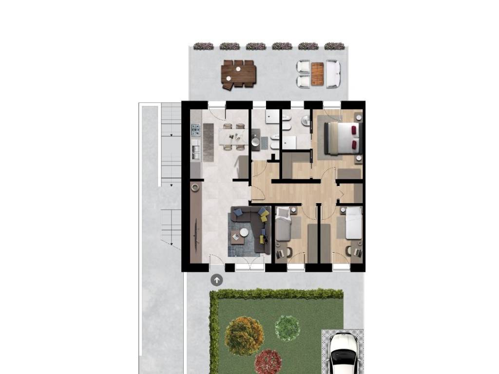 appartamento in vendita a Pradamano