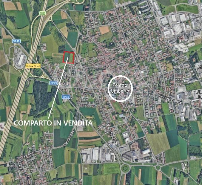 terreno edificabile in vendita a Tavagnacco in zona Feletto Umberto