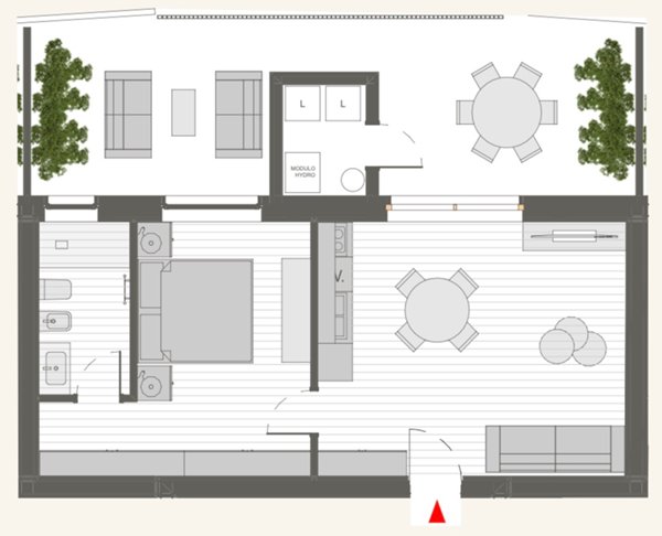 appartamento in vendita a Tavagnacco in zona Feletto Umberto