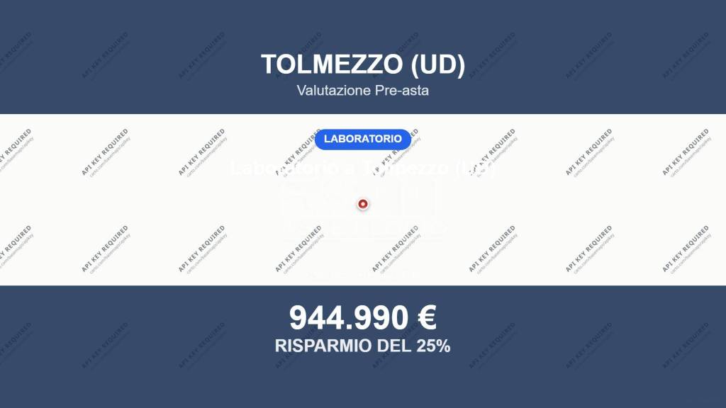 locale commerciale in vendita a Tolmezzo