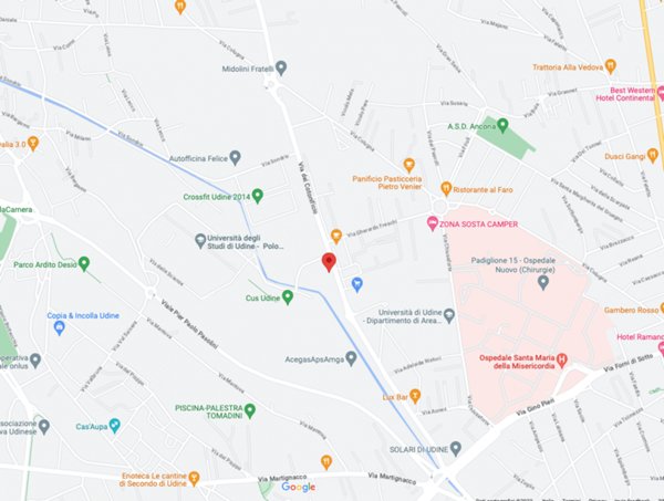 casa indipendente in vendita ad Udine in zona Rizzi
