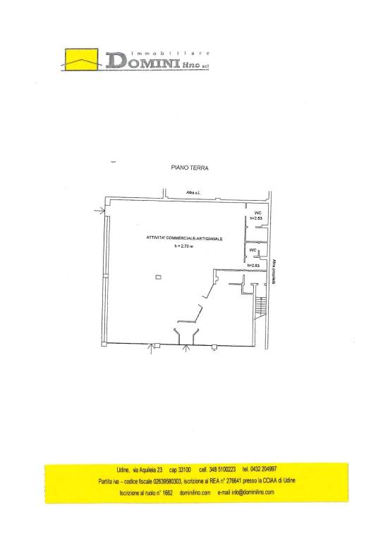 negozio in vendita ad Udine