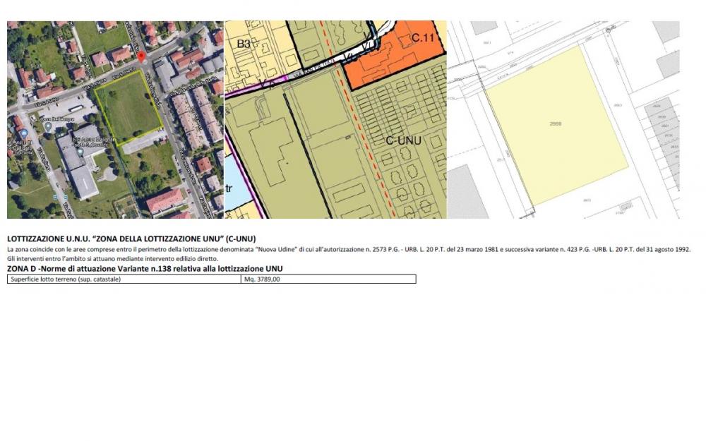 terreno edificabile in vendita ad Udine