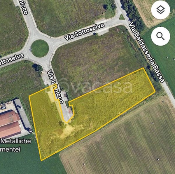 terreno edificabile in vendita ad Udine in zona Baldasseria
