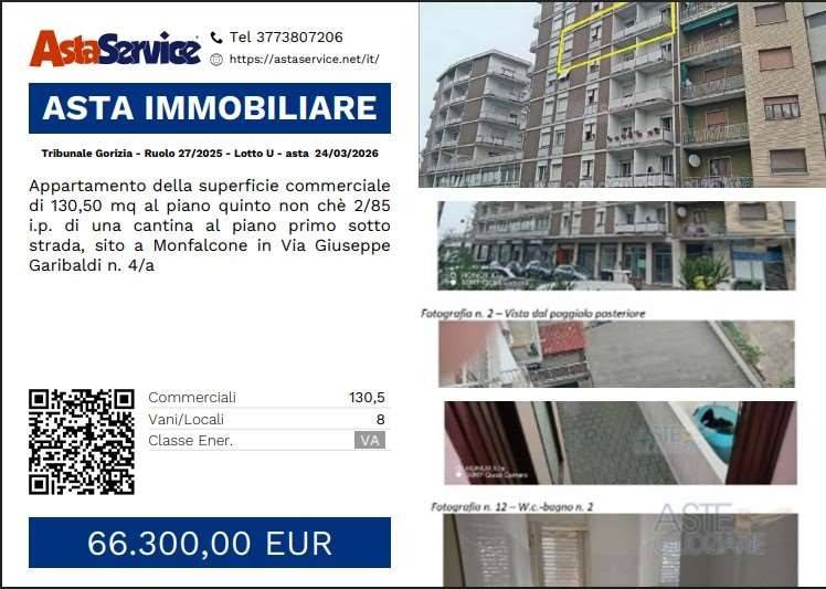 appartamento in vendita a Monfalcone