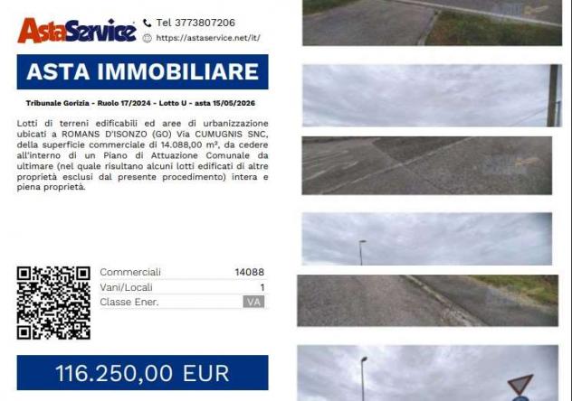 terreno edificabile in vendita a Romans d'Isonzo
