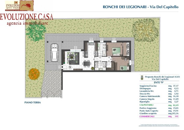 appartamento in vendita a Ronchi dei Legionari in zona Vermegliano