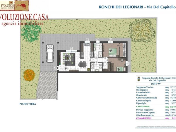 appartamento in vendita a Ronchi dei Legionari in zona Vermegliano