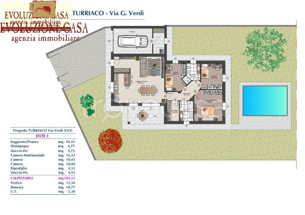 casa indipendente in vendita a Turriaco