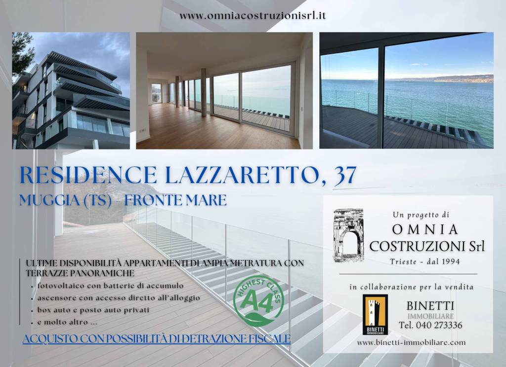 appartamento in vendita a Muggia in zona Lazzaretto/San Bartolomeo