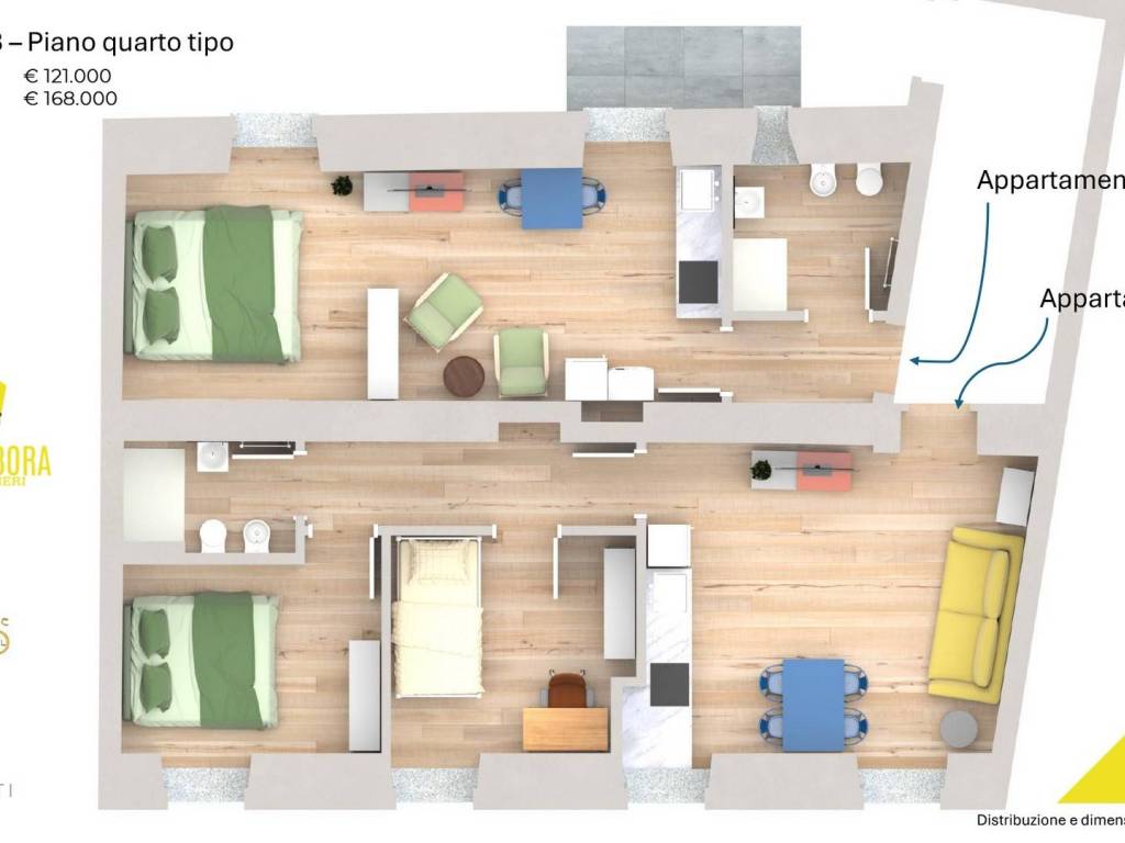 appartamento in vendita a Trieste in zona Chiarbola