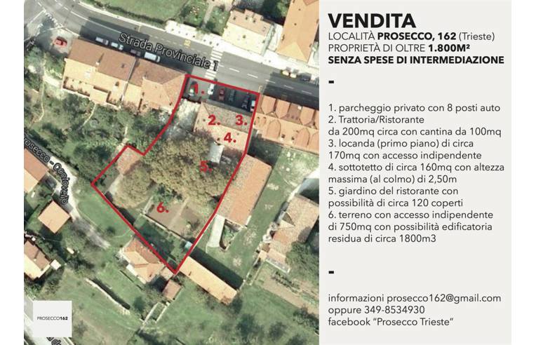 intera palazzina in vendita a Trieste in zona Prosecco