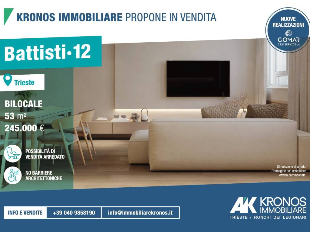 appartamento in vendita a Trieste