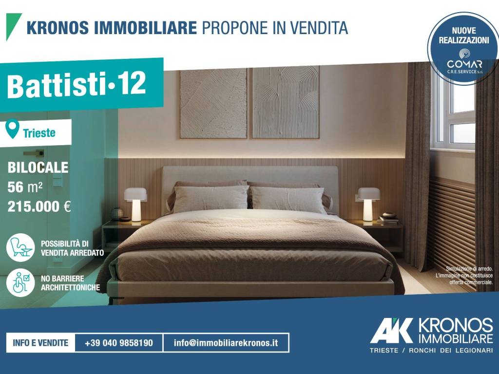 appartamento in vendita a Trieste in zona San Giusto