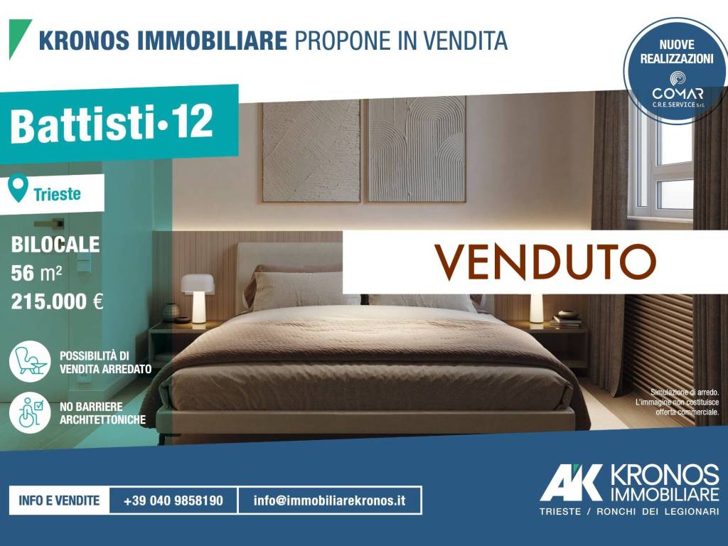 appartamento in vendita a Trieste