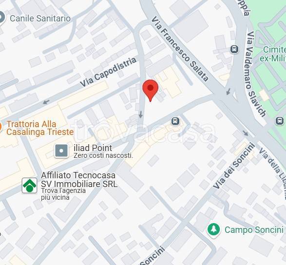 appartamento in vendita a Trieste in zona Valmaura