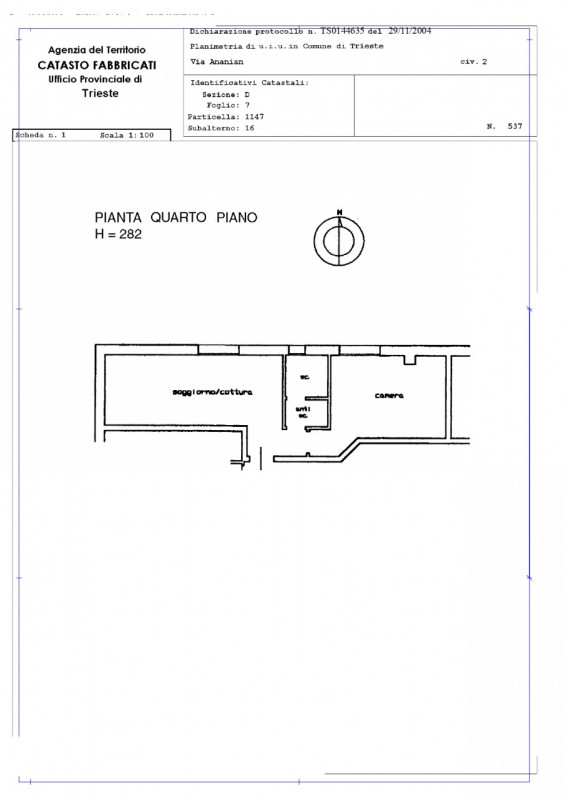 appartamento in vendita a Trieste in zona San Giacomo