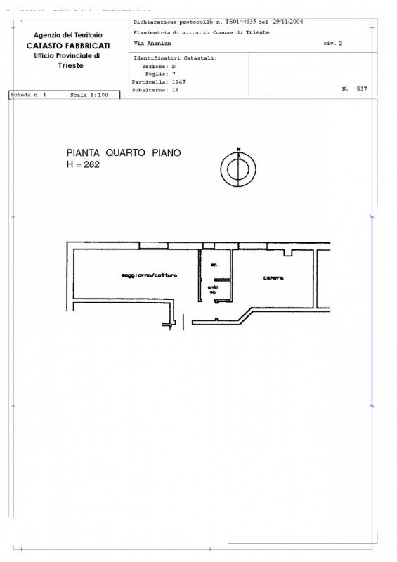 appartamento in vendita a Trieste in zona San Giacomo
