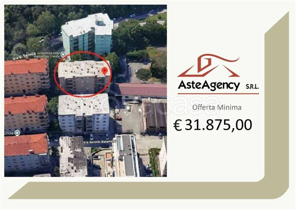 appartamento in vendita a Trieste in zona Valmaura