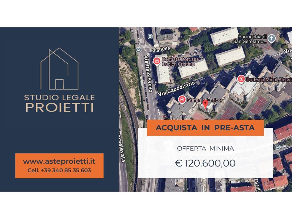 appartamento in vendita a Trieste in zona Valmaura