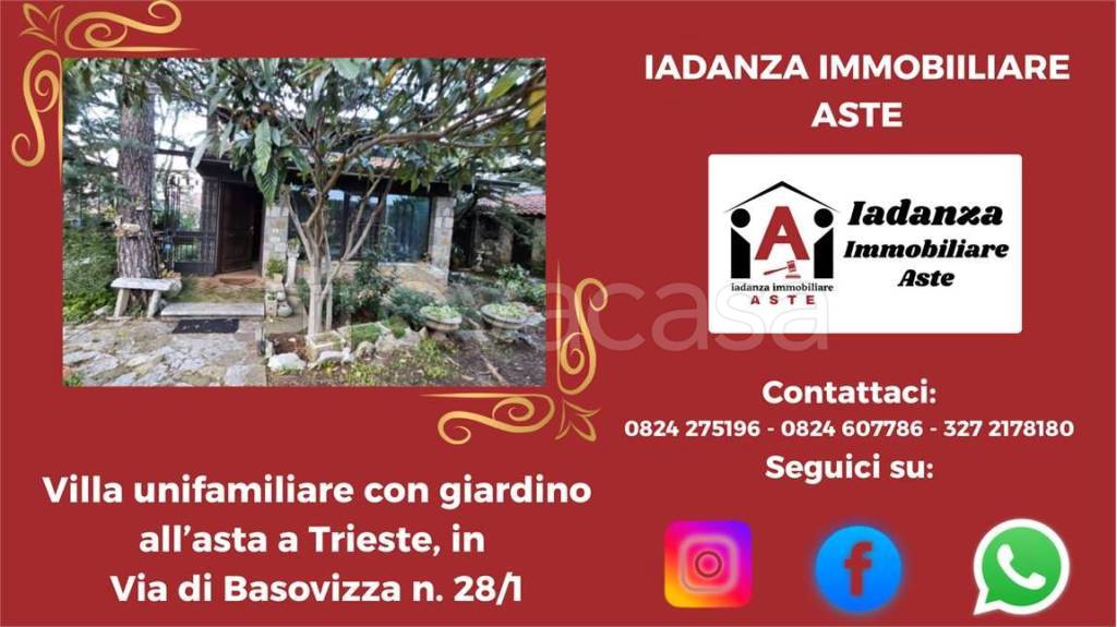 casa indipendente in vendita a Trieste in zona Opicina