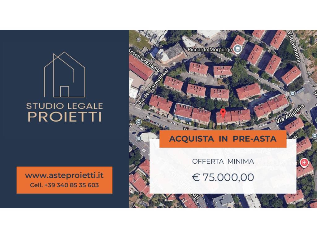 appartamento in vendita a Trieste in zona Gretta