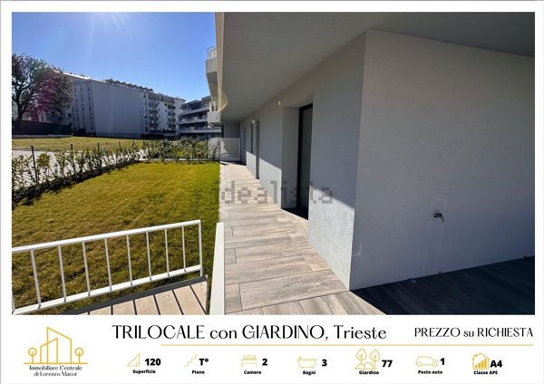 appartamento in vendita a Trieste in zona Chiarbola