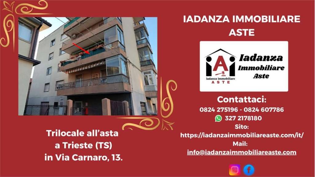 appartamento in vendita a Trieste in zona Chiarbola