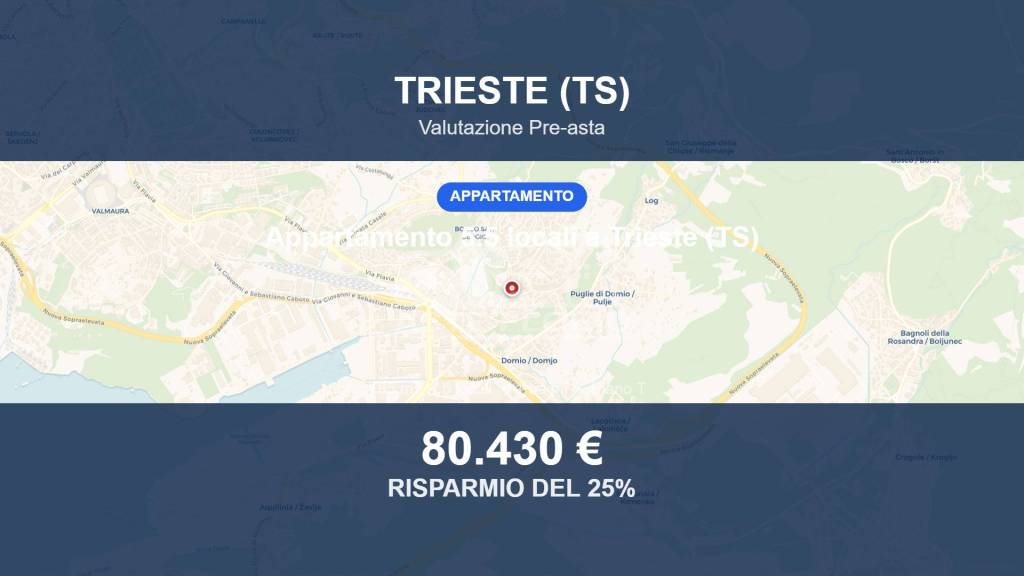 appartamento in vendita a Trieste in zona Borgo San Sergio