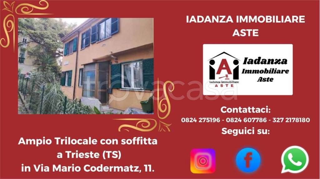 appartamento in vendita a Trieste in zona Borgo San Sergio