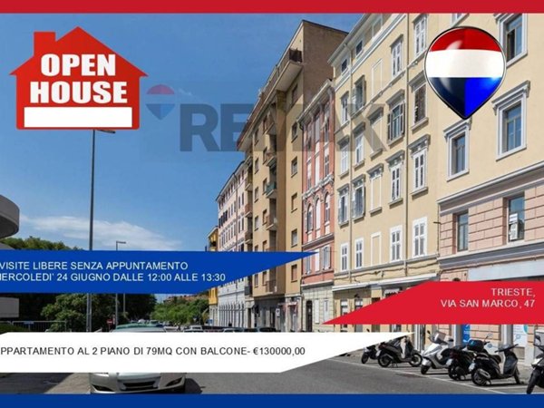 appartamento in vendita a Trieste in zona Campi Elisi