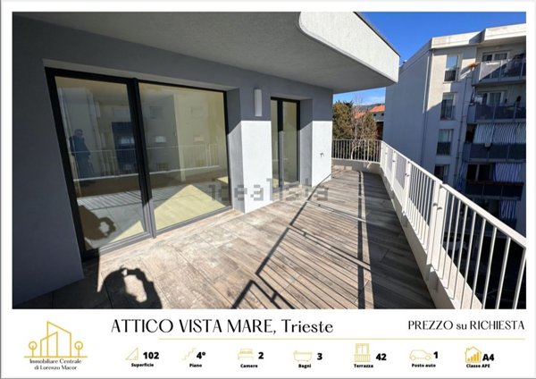 appartamento in vendita a Trieste in zona Chiarbola