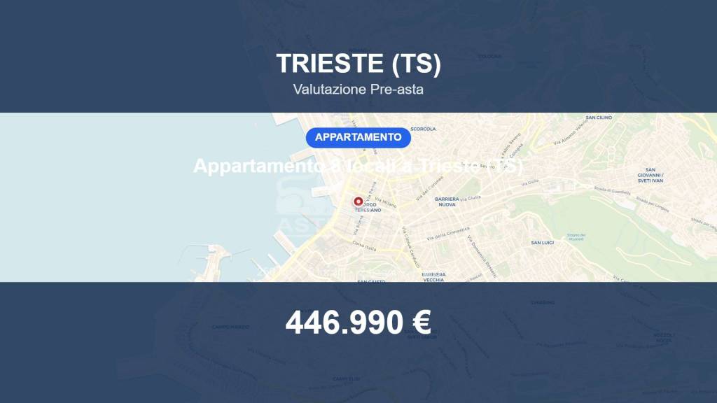 appartamento in vendita a Trieste in zona Borgo Teresiano