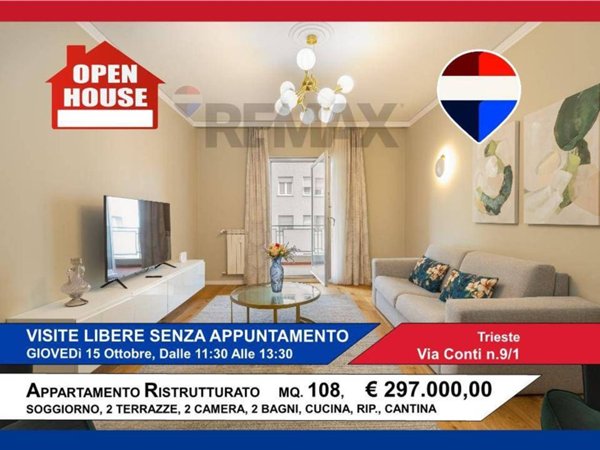 appartamento in vendita a Trieste in zona San Giacomo