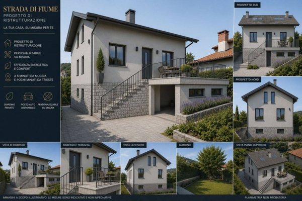 casa indipendente in vendita a Trieste in zona Cattinara